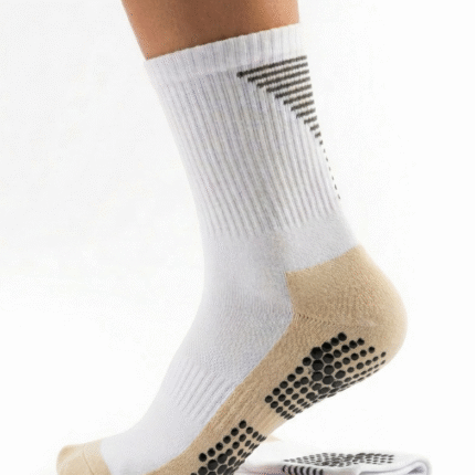 Non-Slip Grip Sports Socks – Anti-Skid Athletic Crew Socks